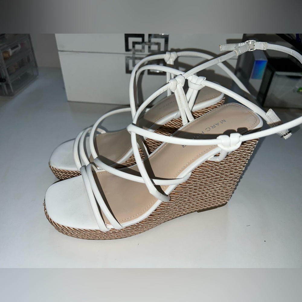 Marc Fisher Women's Zarah Wedge Dress Sandals